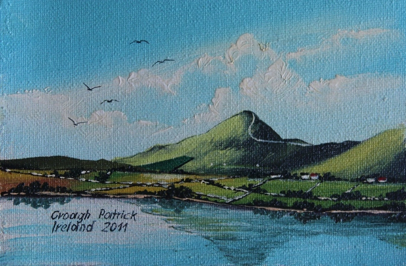 Croagh Patrick painting