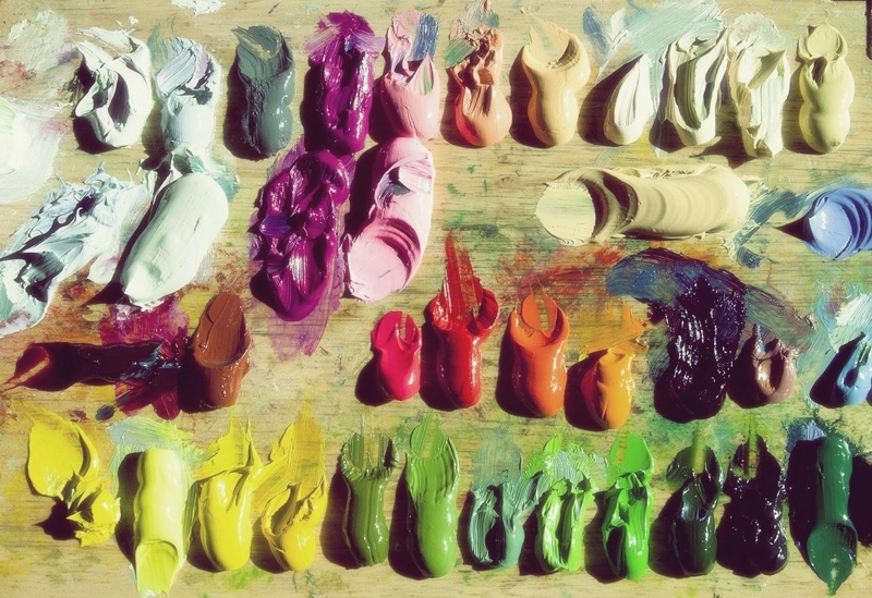 Photo of artist's palette
